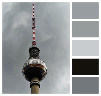 Berlin Tv Tower Berlin Germany Image